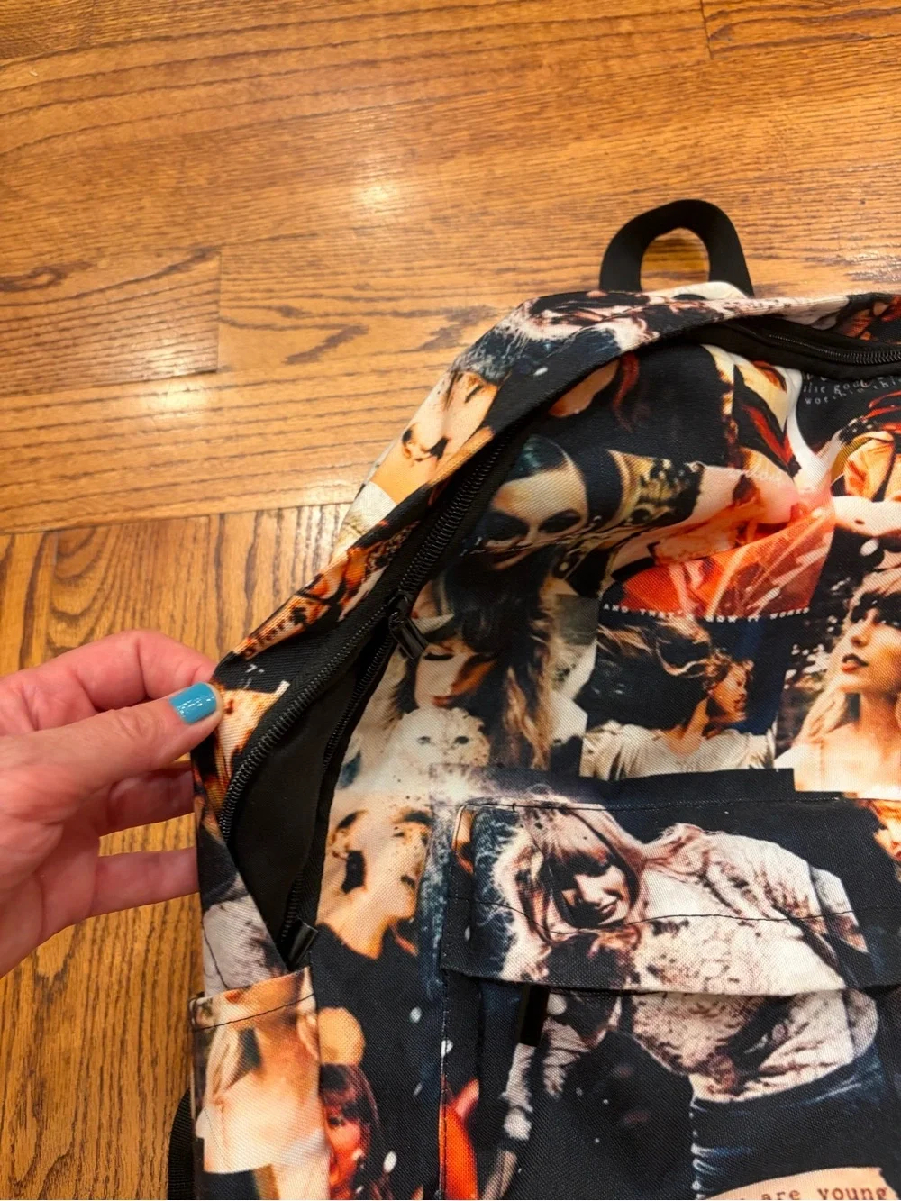 Taylor Swift Collage Backpack Images of Taylor Swift